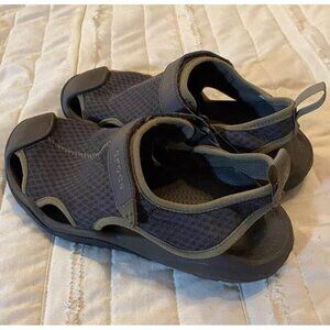 Crocs Sandals Mens SZ 13, Espresso Brown Swiftwater Mesh Deck Shoes WaterSport